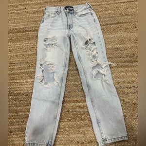 Aeropostale mom jeans, light, size 00